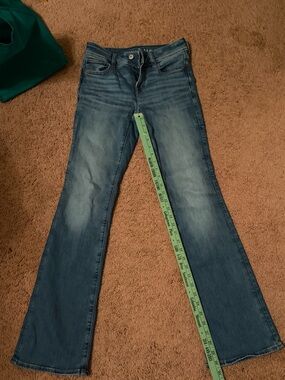American Eagle Outfitters Medium Wash Flare Jeans